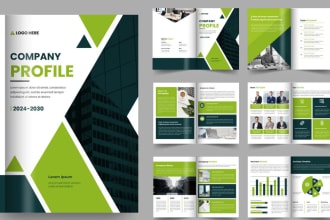 write and design company profiles, presentation, pitch deck, white paper