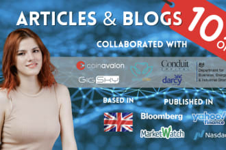 write tech articles, finance blogs, op ed sustainability investing ai technology