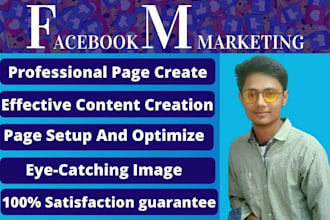 be your professional facebook marketing manager