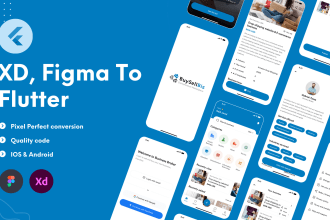 convert figma to flutter, xd to flutter mobile app