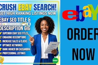 do ebay listings with a listing template design