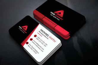 create impressive corporate business card with 12 hours