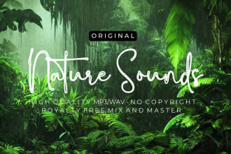 record and provide you soothing original nature sounds