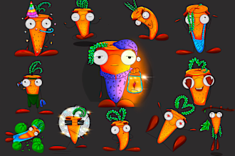 create stickers, emoji for viber and telegram