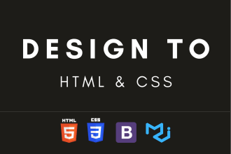 convert figma to html xd to html psd to bootstrap, figma to tailwind CSS