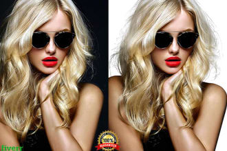 photo hair masking and transparent background