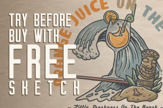 create vintage illustration style for your brand