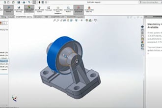 do industrial product design,3d cad model, mechanical design and simulation