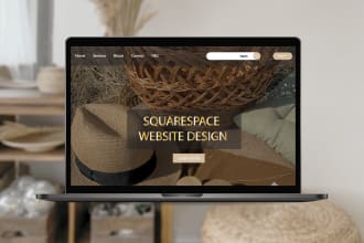 design or redesign your squarespace website