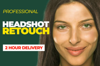 do corporate headshot retouch portrait editing