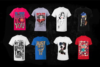 create artistic t shirt, t shirt logo, quick design and creative t shirt, nftart