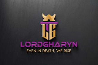 design custom youtube twitch logo or banner with branding