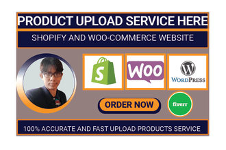 upload products in shopify, woocommerce store and import csv