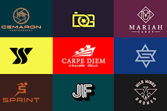 make modern minimalist luxury business logo design
