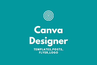 design instagram post, templates, flyers, logo in canva