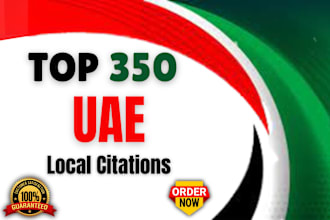 do uae dubai local citations, listings ranking for gmb and website