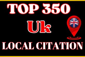 do UK local citations, listings ranking for gmb and website