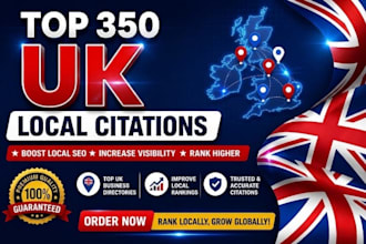 do UK local citations, listings ranking for gmb and website
