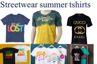 create streetwear summer tshirt design in just 24 hours