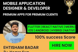 develop IOS and android applications