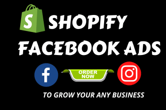 run high conversion shopify facebook ads campaign to product sales