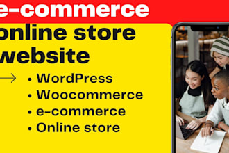 create ecommerce online store website