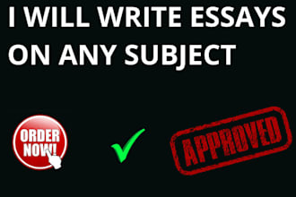write essays on any subject