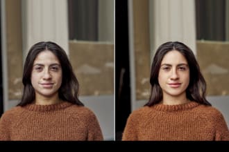 do headshot retouch skin retouch and photo restoration