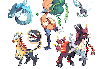 make a high quality fakemon sprite