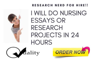 write nursing essays or research projects in mla, vancouver, and apa