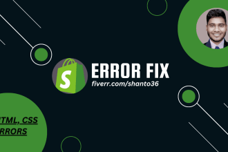 fix shopify bugs and HTML, CSS, js, and liquid errors