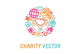 do beautiful charity logo with satisfaction guarantee
