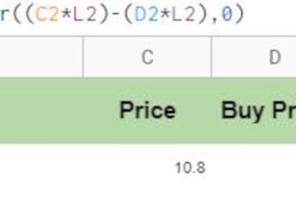 edit your stocks or cryptocurrency formulas in google sheets
