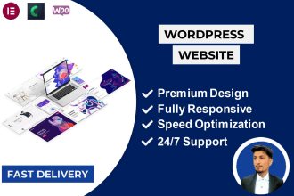 design and develop wordpress website and ecommerce store