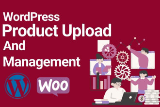 virtual assistant for wordpress data entry and product upload