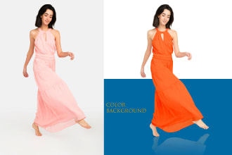 do change background for fashion model images