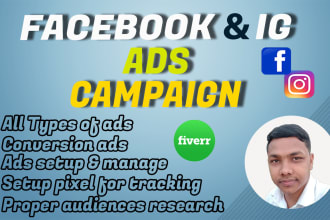 create facebook ads campaign and manage business manager