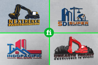 make real estate and construction logo design