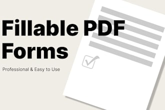 create professional interactive PDF forms