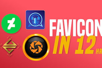 design premium favicon in 12h