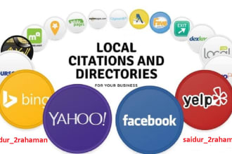 list your business to 100 USA local citations and directories