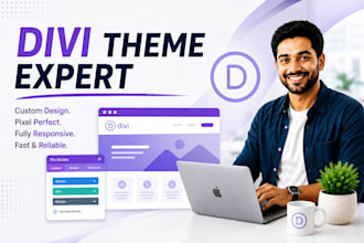 install and create website with divi theme and divi builder
