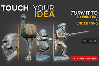 sculpt high quality models for 3d printing and cnc cutting