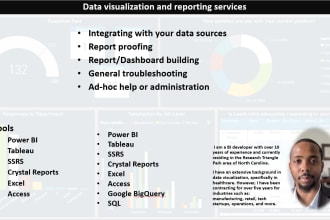 provide data and reporting assistance