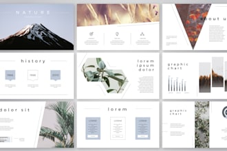 design professional sales and marketing presentation