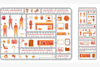 design vector art characters and icons
