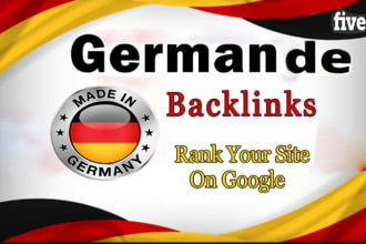 create 20 german dofollow backlinks for germany de deutsche SEO  link bulding