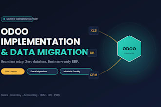 do odoo implementation, setup, and data migration