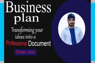 create a business plan for sba loan, visa and investors