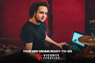 write and mix realistic midi drums for metal, rock, djent